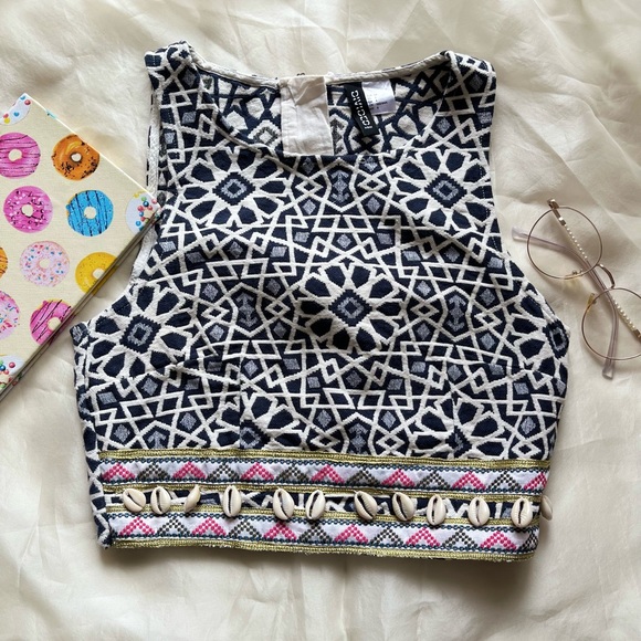 H&M beads top - Picture 2 of 3